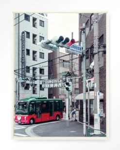 Wandkleed Complementary Bus in maat en frame naar keuze