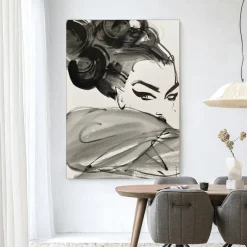 Wandkleed Couture Allure in maat en frame naar keuze