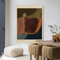 Wandkleed Dreamy Farmfield By Night in maat en frame naar keuze