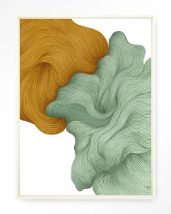 Wandkleed DWG-T in maat en frame naar keuze