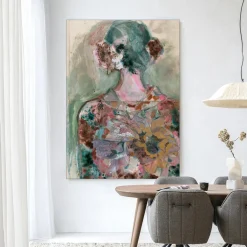 Wandkleed Eclectic in maat en frame naar keuze