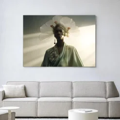 Wandkleed Editorial Crown in maat en frame naar keuze