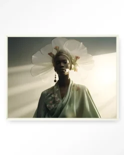 Wandkleed Editorial Crown in maat en frame naar keuze