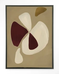 Wandkleed Elegant in maat en frame naar keuze