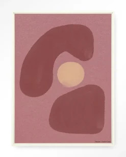 Wandkleed Elementa Morado 1 in maat en frame naar keuze