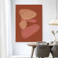 Wandkleed Elementa Rossa 1 in maat en frame naar keuze