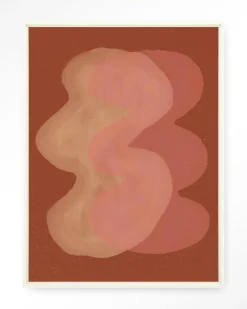 Wandkleed Elementa Rossa 2 in maat en frame naar keuze