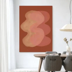 Wandkleed Elementa Rossa 2 in maat en frame naar keuze