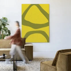 Wandkleed Elementa Verde 2 in maat en frame naar keuze