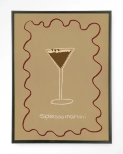 Wandkleed Esma in maat en frame naar keuze