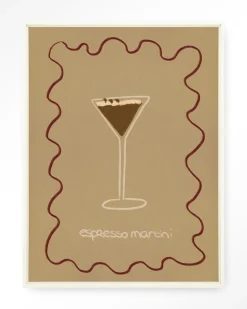 Wandkleed Esma in maat en frame naar keuze