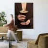 Wandkleed Espresso Martini in maat en frame naar keuze