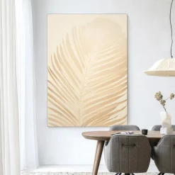 Wandkleed Feuille in maat en frame naar keuze