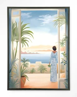 Wandkleed Florine in maat en frame naar keuze