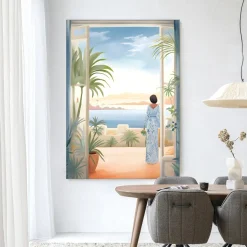 Wandkleed Florine in maat en frame naar keuze