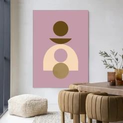 Wandkleed Forma 4 Lilac in maat en frame naar keuze