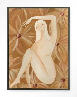 Wandkleed Freely Blooming in maat en frame naar keuze