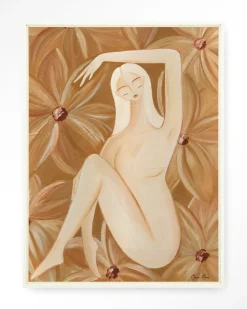 Wandkleed Freely Blooming in maat en frame naar keuze