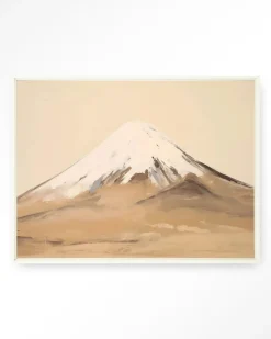 Wandkleed Fuji Mountain in maat en frame naar keuze