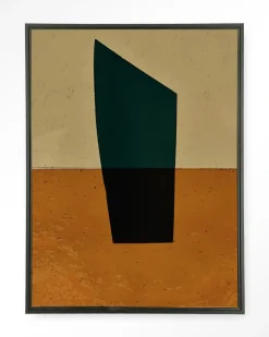 Wandkleed Geen Groen in maat en frame naar keuze