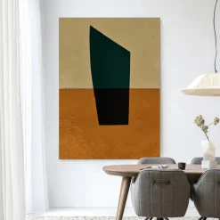 Wandkleed Geen Groen in maat en frame naar keuze