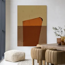 Wandkleed Geen Soort Van Oranje in maat en frame naar keuze