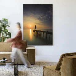 Wandkleed Good Morning Cirebon in maat en frame naar keuze