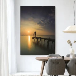 Wandkleed Good Morning Cirebon in maat en frame naar keuze