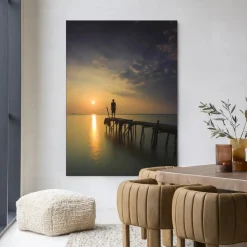 Wandkleed Good Morning Cirebon in maat en frame naar keuze