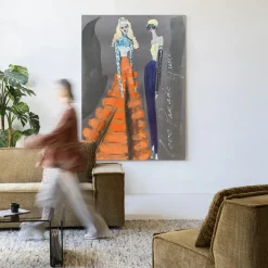 Wandkleed Gucci in maat en frame naar keuze