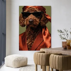 Wandkleed Guus in maat en frame naar keuze