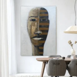 Wandkleed Head 1 in maat en frame naar keuze