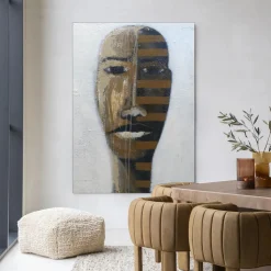 Wandkleed Head 1 in maat en frame naar keuze