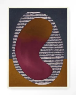 Wandkleed Horizontal Oval in maat en frame naar keuze