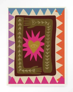 Wandkleed Hug in maat en frame naar keuze