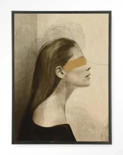 Wandkleed In Her Mind in maat en frame naar keuze