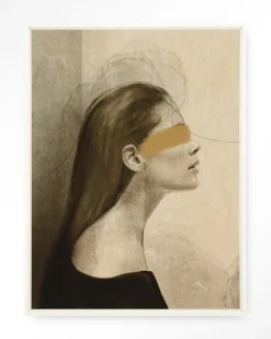 Wandkleed In Her Mind in maat en frame naar keuze