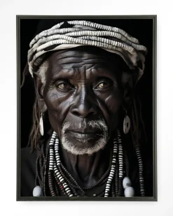 Wandkleed Kabila in maat en frame naar keuze