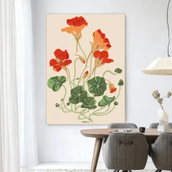 Wandkleed La Cherry in maat en frame naar keuze