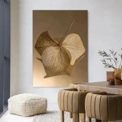 Wandkleed Leaf Me: Sheltered in maat en frame naar keuze