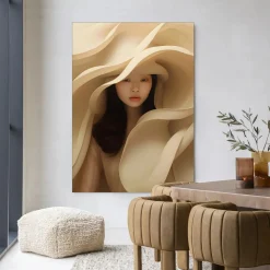 Wandkleed Light Flow in maat en frame naar keuze