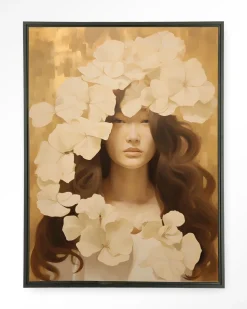 Wandkleed Lola in maat en frame naar keuze