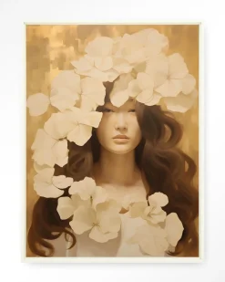 Wandkleed Lola in maat en frame naar keuze