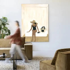 Wandkleed Luxuriate Regardless in maat en frame naar keuze