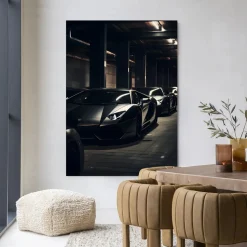 Wandkleed Luxury Drive in maat en frame naar keuze