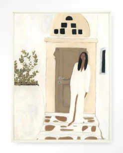 Wandkleed Mediterranean Dream in maat en frame naar keuze