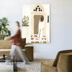 Wandkleed Mediterranean Dream in maat en frame naar keuze