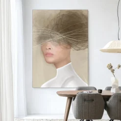 Wandkleed Mood Cloud in maat en frame naar keuze