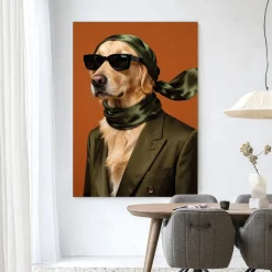 Wandkleed Murph in maat en frame naar keuze