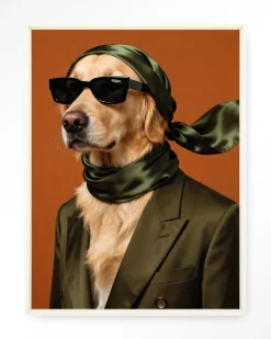 Wandkleed Murph in maat en frame naar keuze